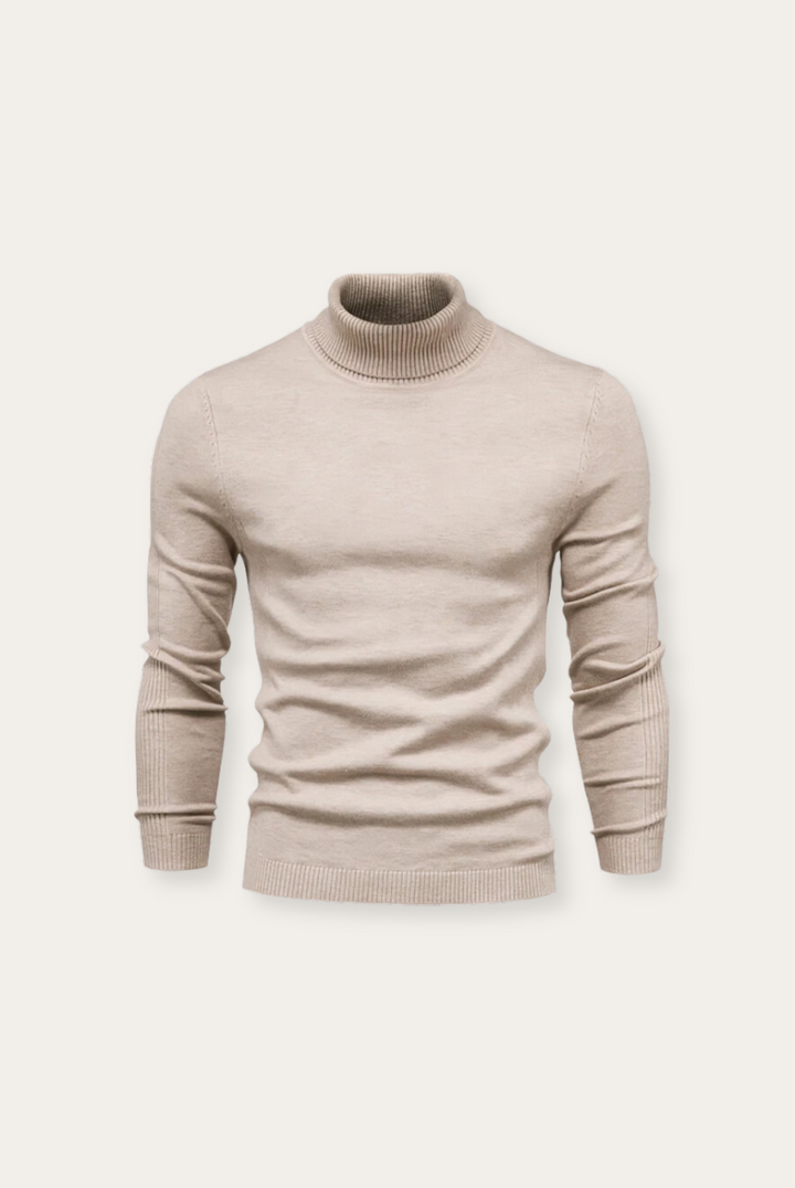 Luxury Men's Sweater - Adrian-Beige-S-Nora Luxe