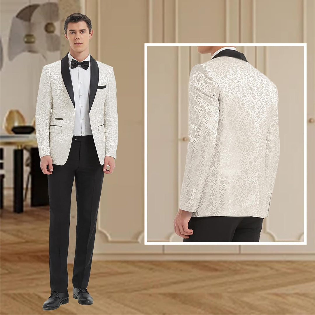 Luxury Men's Tuxedo - Leon-Black-XS-Nora Luxe