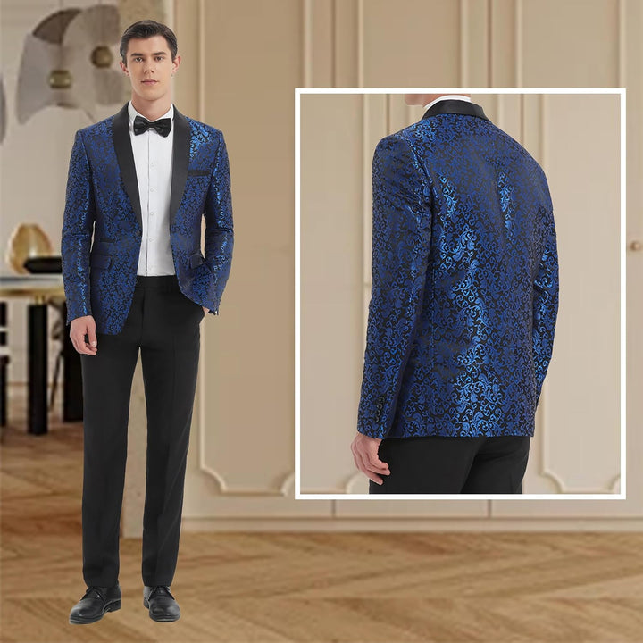 Luxury Men's Tuxedo - Leon-Black-XS-Nora Luxe