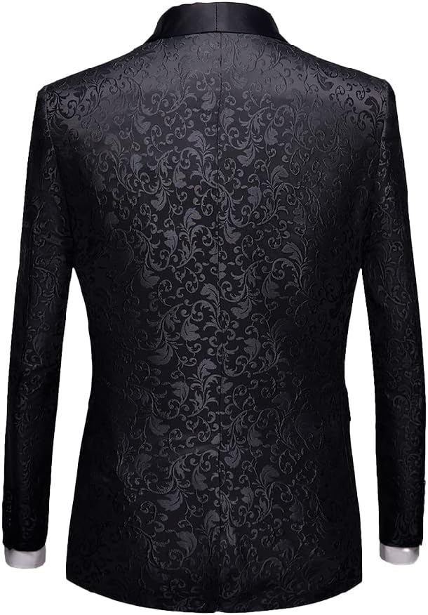 Luxury Men's Tuxedo - Leon-Black-XS-Nora Luxe