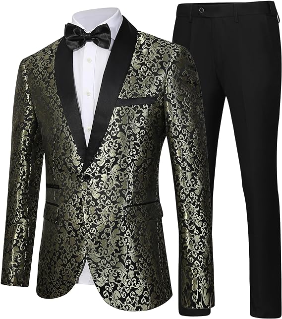 Luxury Men's Tuxedo - Leon-Gold-XS-Nora Luxe
