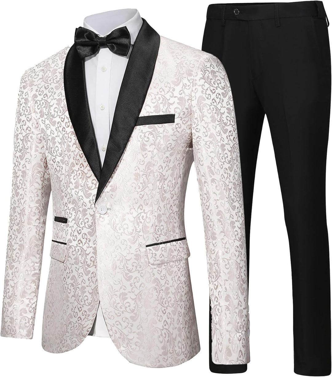 Luxury Men's Tuxedo - Leon-White-XS-Nora Luxe