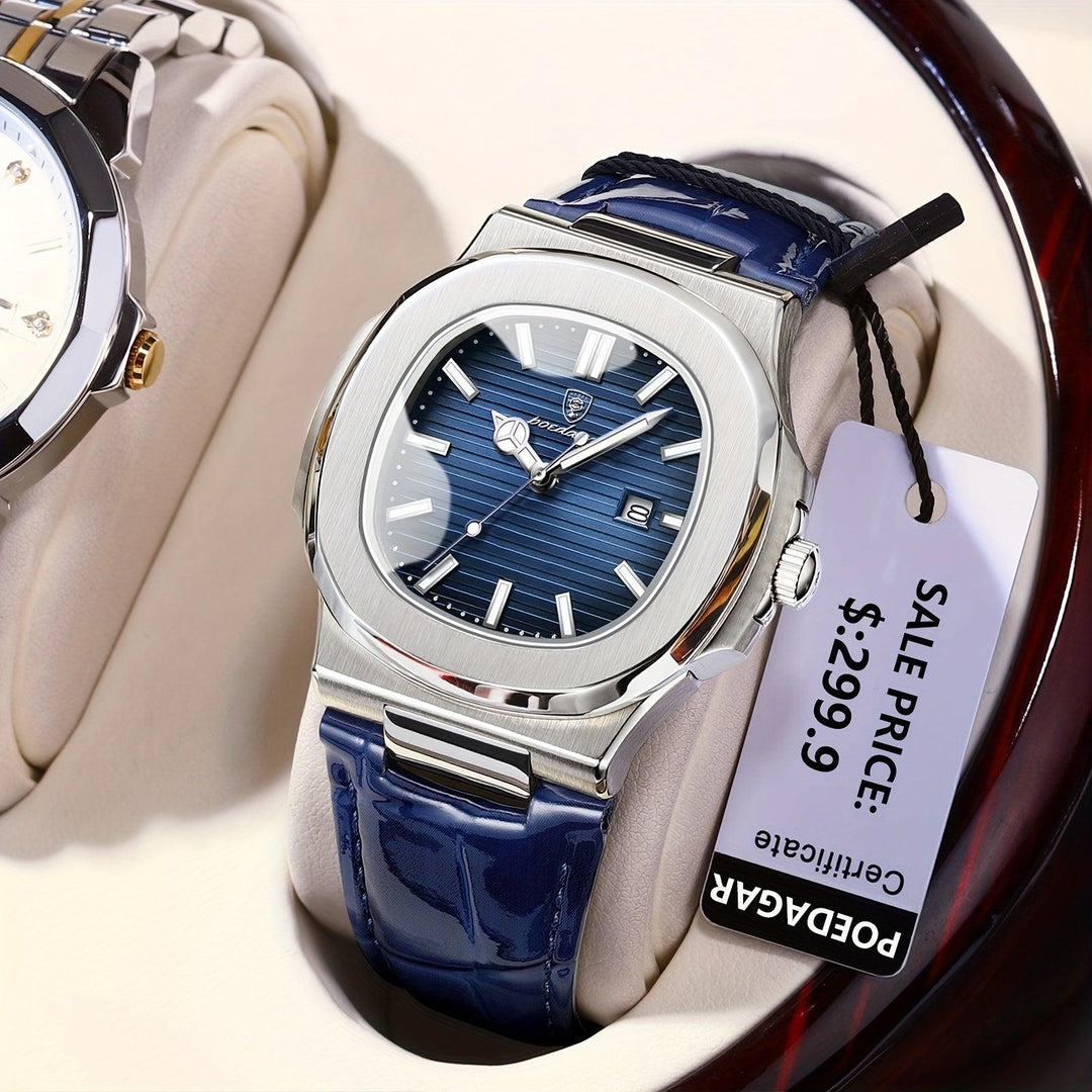 Luxury Men's Watch - Tempus-Blue-Nora Luxe
