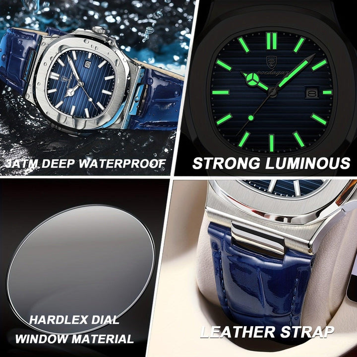 Luxury Men's Watch - Tempus-Blue-Nora Luxe