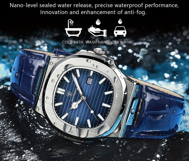 Luxury Men's Watch - Tempus-Blue-Nora Luxe