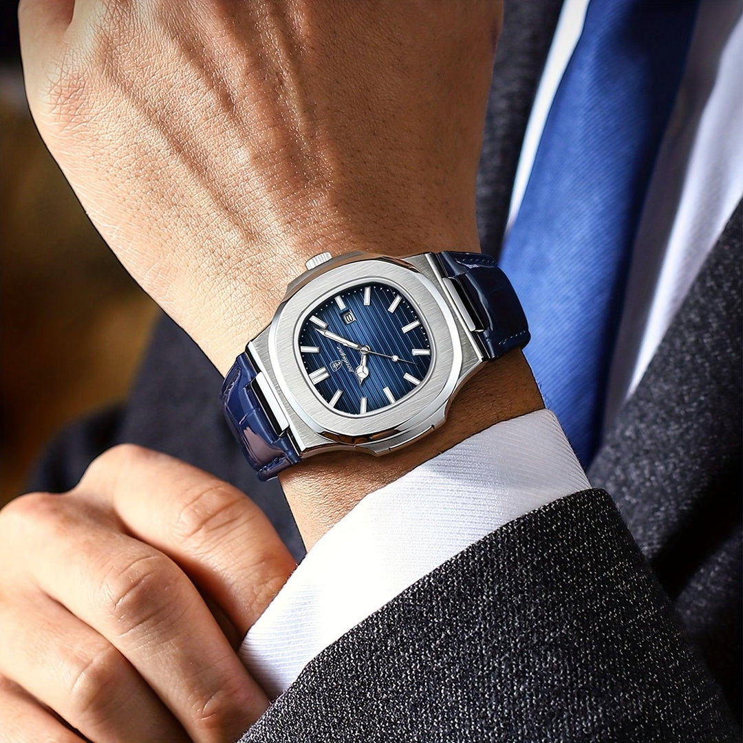 Luxury Men's Watch - Tempus-Blue-Nora Luxe