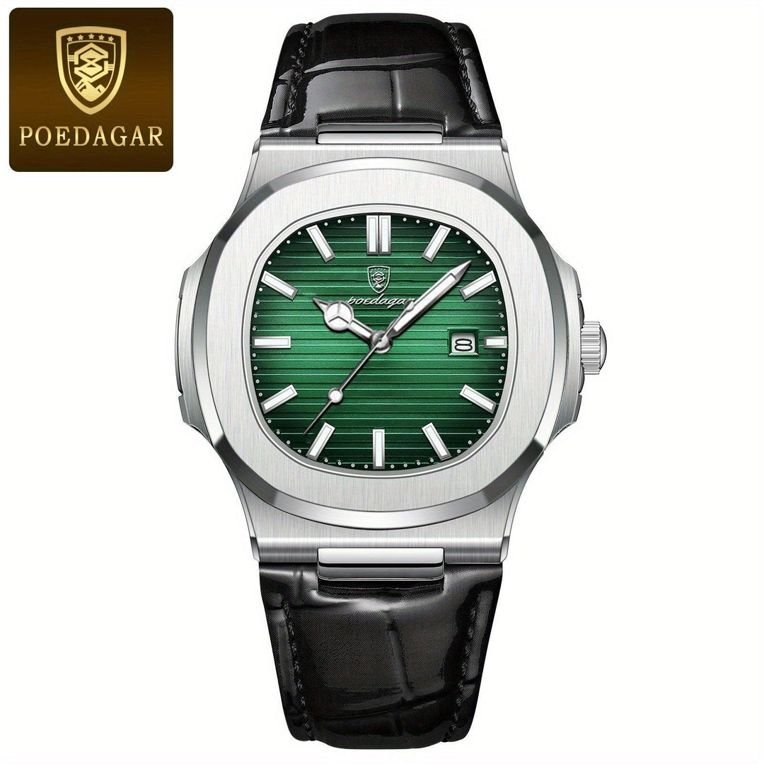 Luxury Men's Watch - Tempus-Green / Black-Nora Luxe