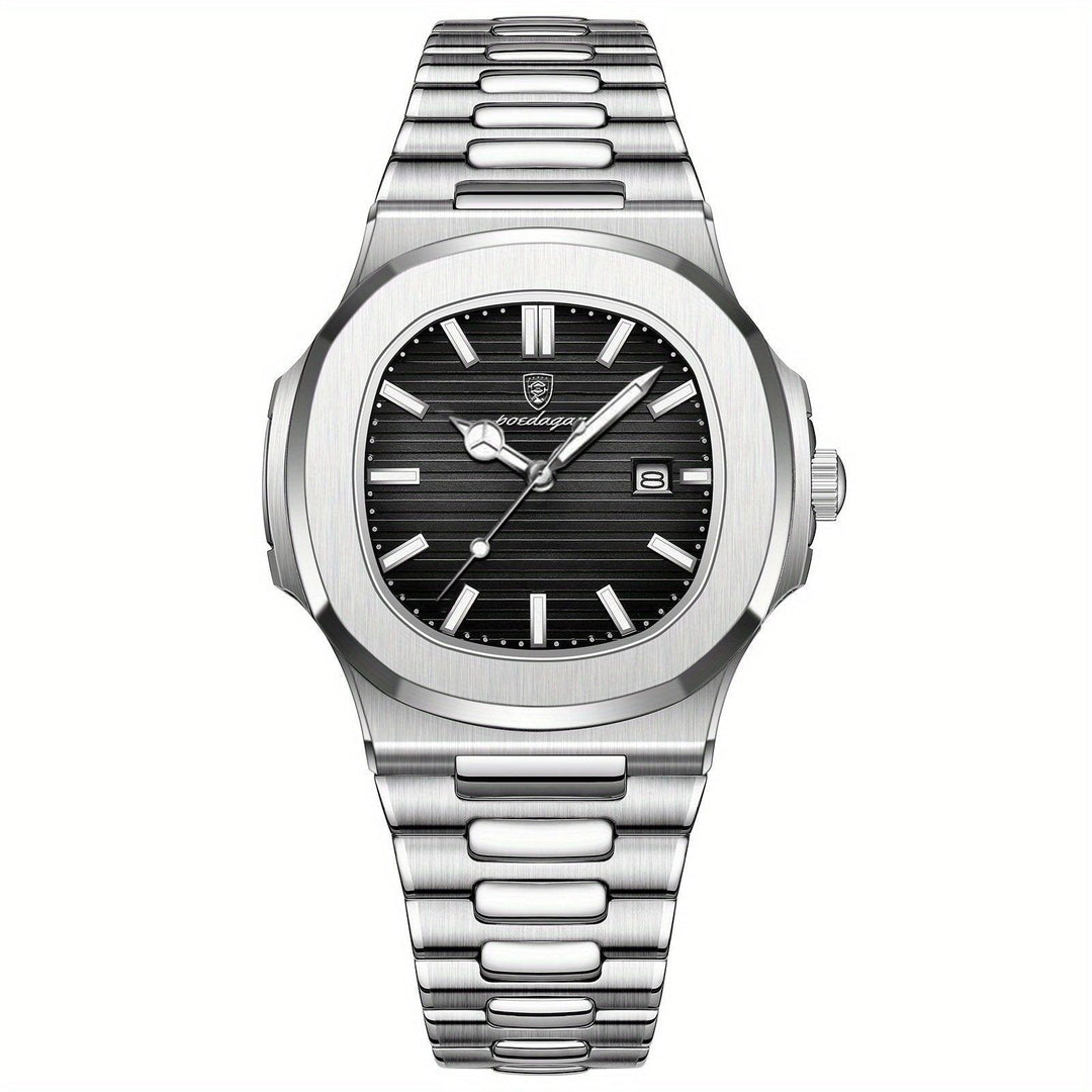 Luxury Men's Watch - Tempus-Silver-Nora Luxe