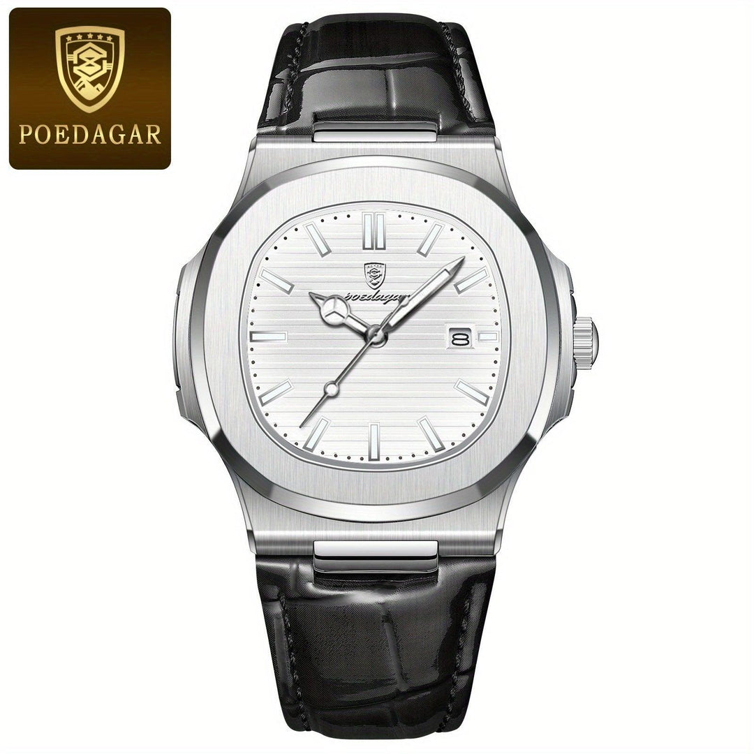 Luxury Men's Watch - Tempus-White-Nora Luxe