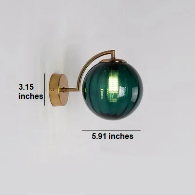 Luxury Modern Wall Lamp Made of Glass - CrystalGlow-Coffee-Nora Luxe