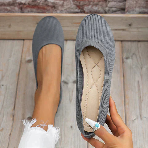 Luxury Orthopedic Ballerinas - Alina-Gray-3-Nora Luxe
