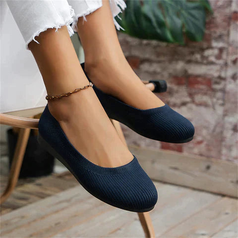 Luxury Orthopedic Ballerinas - Alina-Khaki-3-Nora Luxe