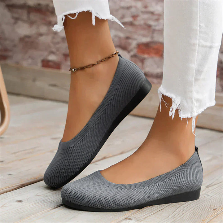 Luxury Orthopedic Ballerinas - Alina-Khaki-3-Nora Luxe