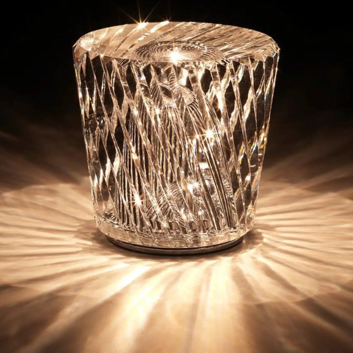 Luxury Rechargeable Diamond Crystal Table Lamp - Lumière Diamond-Acrux-Nora Luxe