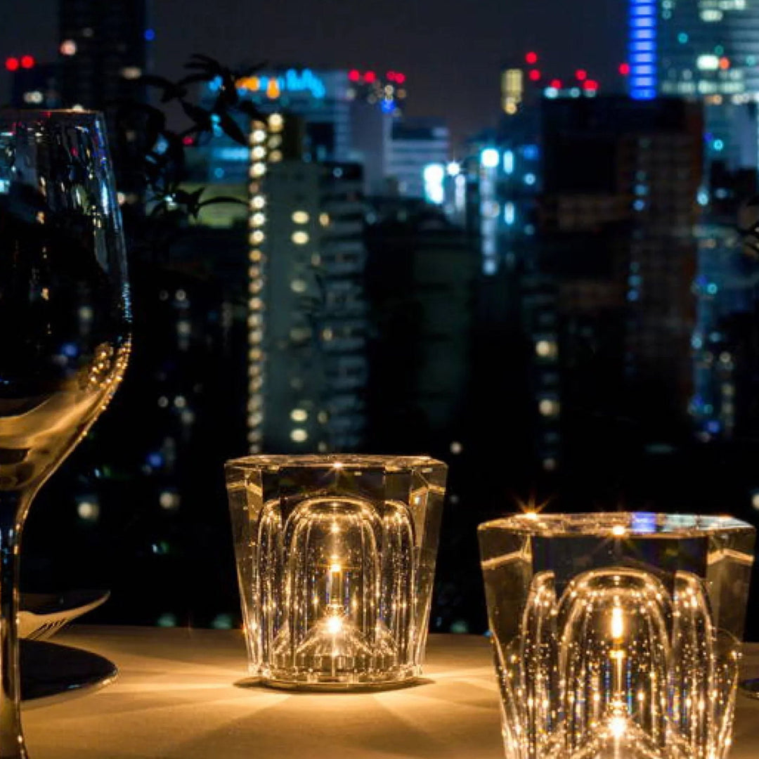 Luxury Rechargeable Diamond Crystal Table Lamp - Lumière Diamond-Acrux-Nora Luxe