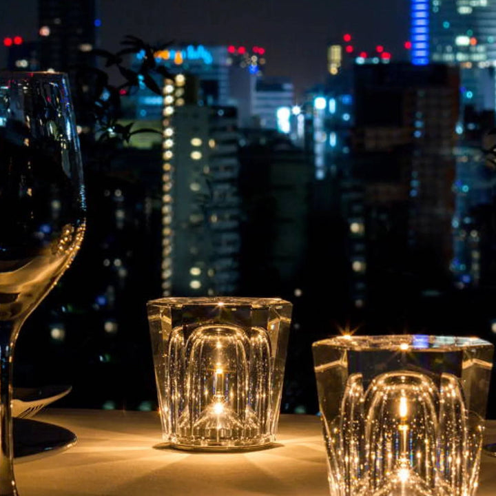 Luxury Rechargeable Diamond Crystal Table Lamp - Lumière Diamond-Acrux-Nora Luxe