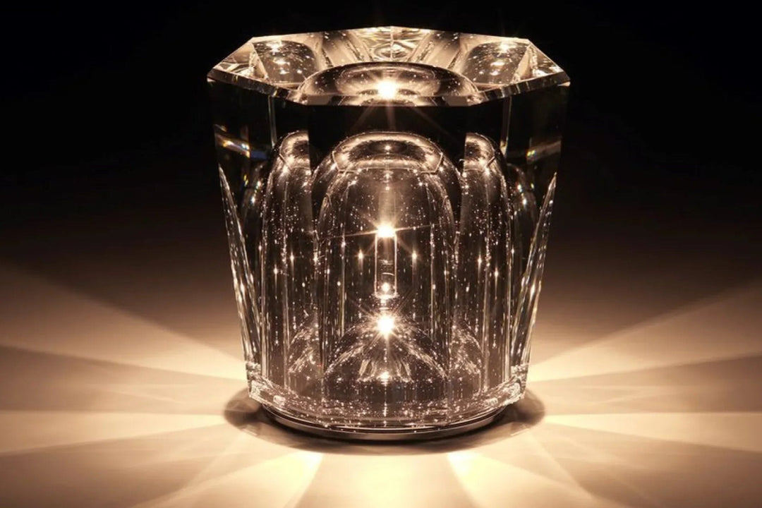 Luxury Rechargeable Diamond Crystal Table Lamp - Lumière Diamond-Acrux-Nora Luxe