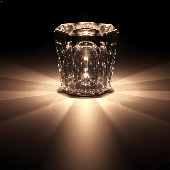 Luxury Rechargeable Diamond Crystal Table Lamp - Lumière Diamond-Decrux-Nora Luxe