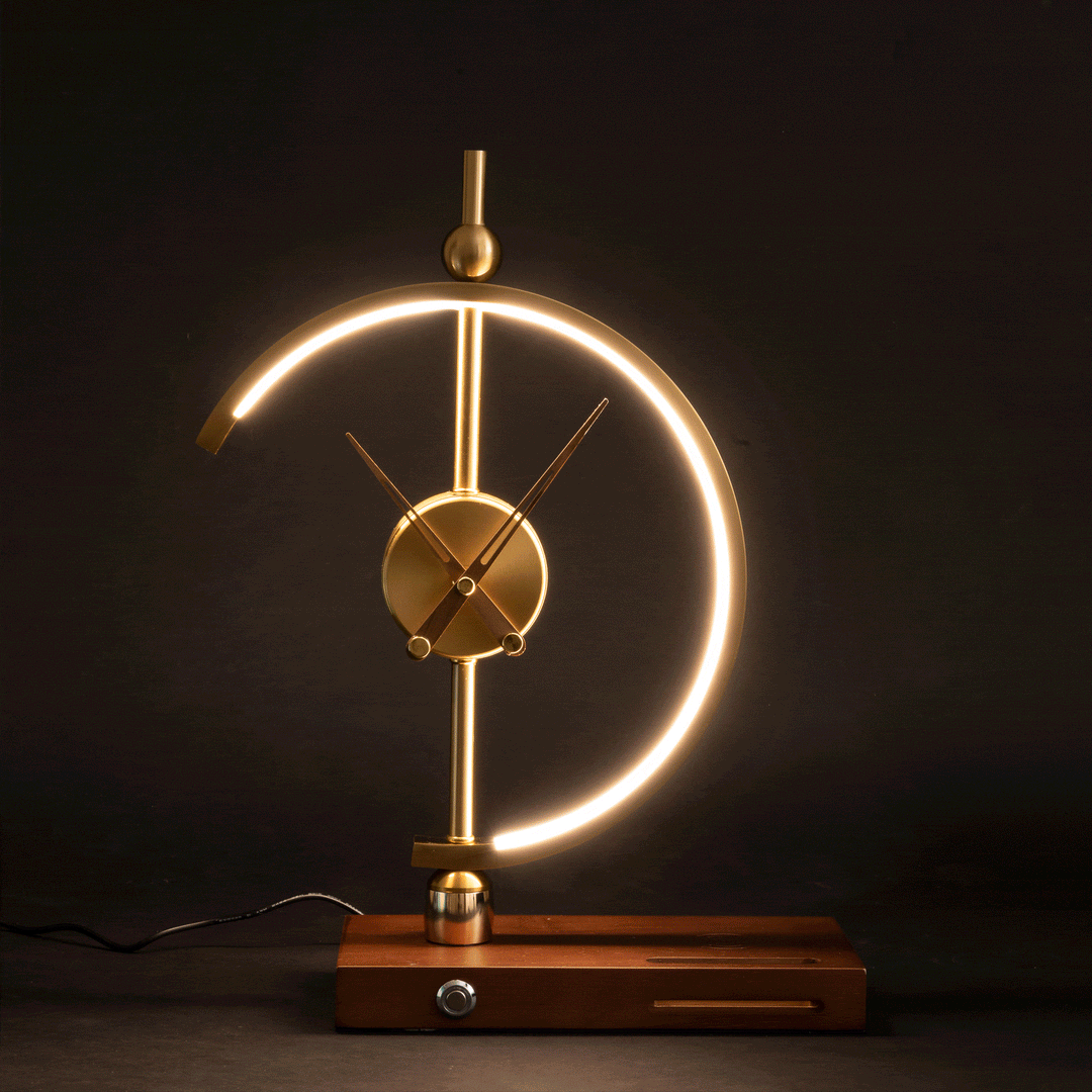 Luxury Rechargeable Lamp Clock - KyotoGlow-Nora Luxe