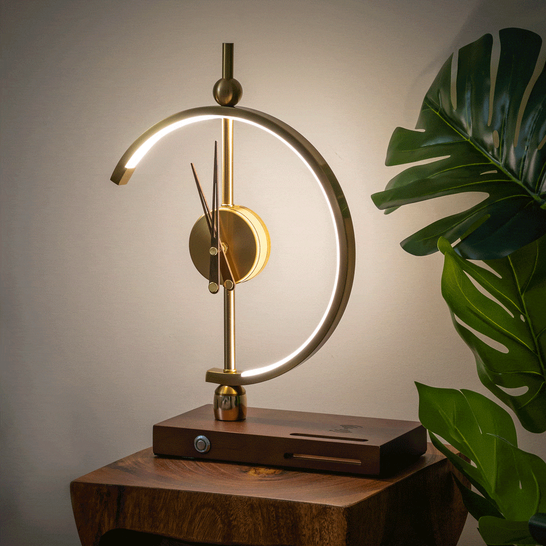 Luxury Rechargeable Lamp Clock - KyotoGlow-Nora Luxe