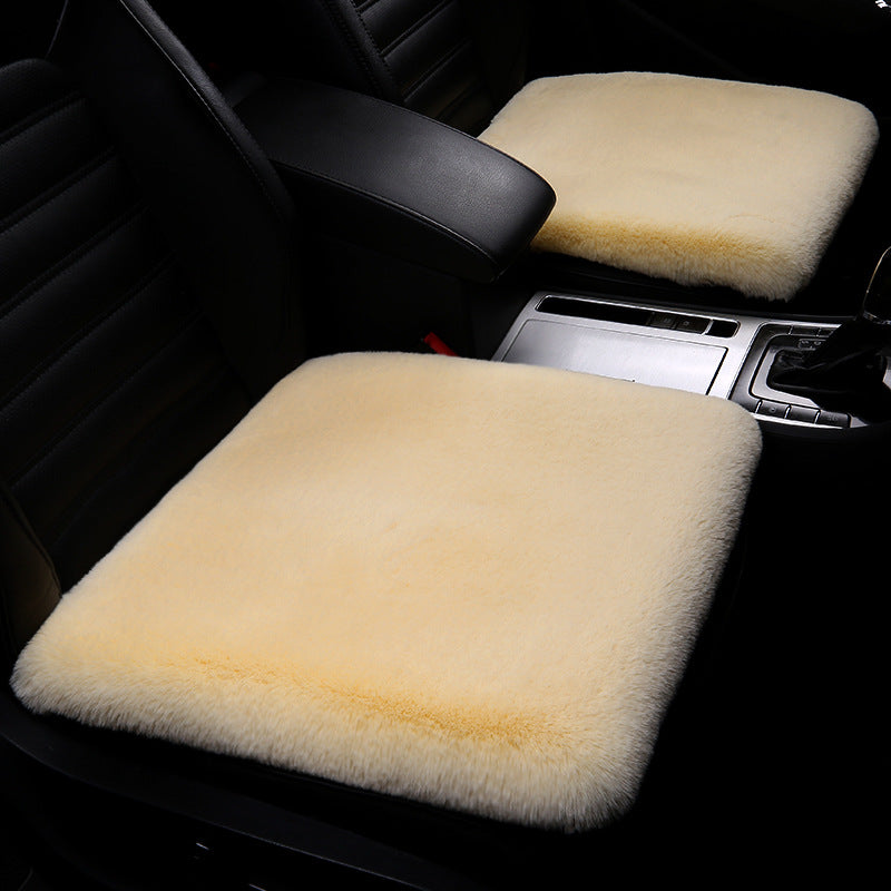 Luxury Sheep Skin Cushion - Lara-Cream-Seat-Nora Luxe