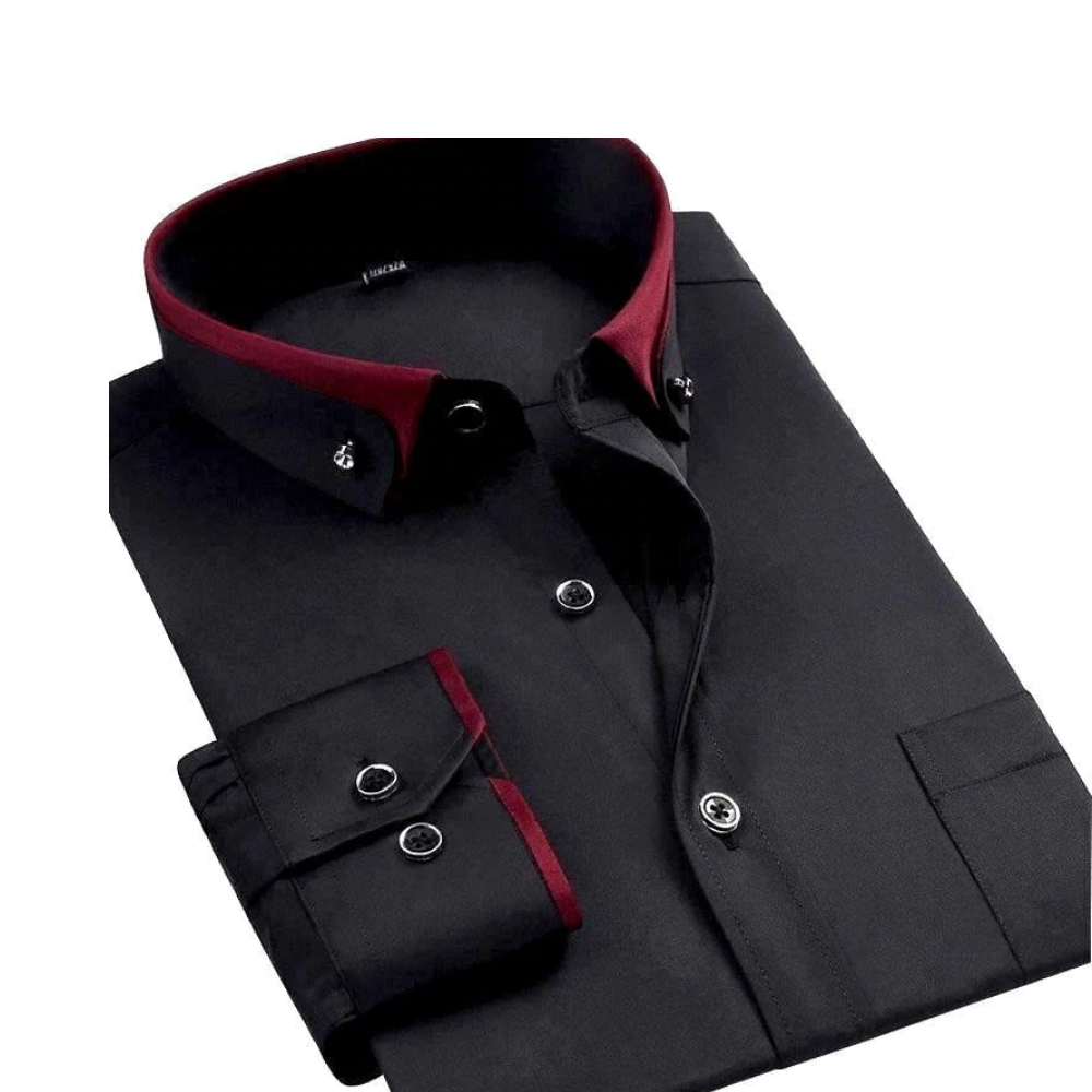 Luxury Shirt with Long Sleeves - Prestige-Black-XS-Nora Luxe