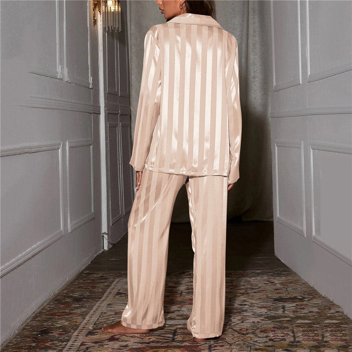 Luxury Silk Pyjama for Women - Nina-Beige-S-Nora Luxe