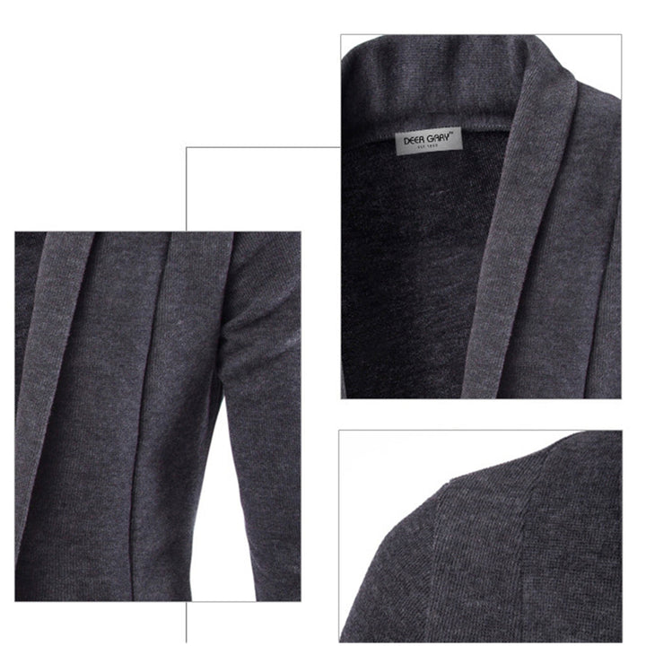 Luxury Slim-fit Stretch Men's Blazer - Dominic-Black-XS-Nora Luxe