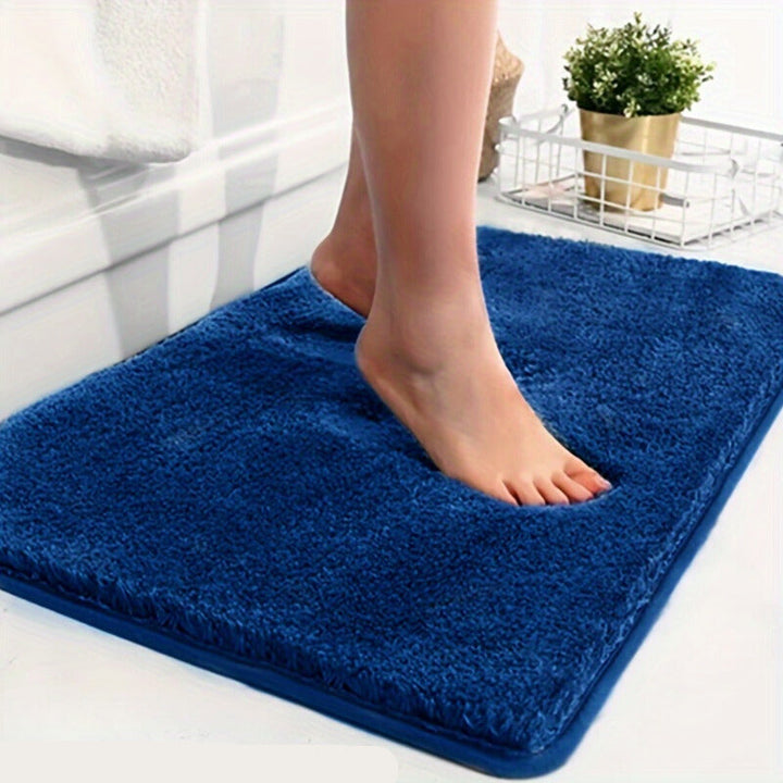 Luxury Soft Bath Mat - Serenity-Dark blue-15.75 × 23.62 in-Nora Luxe