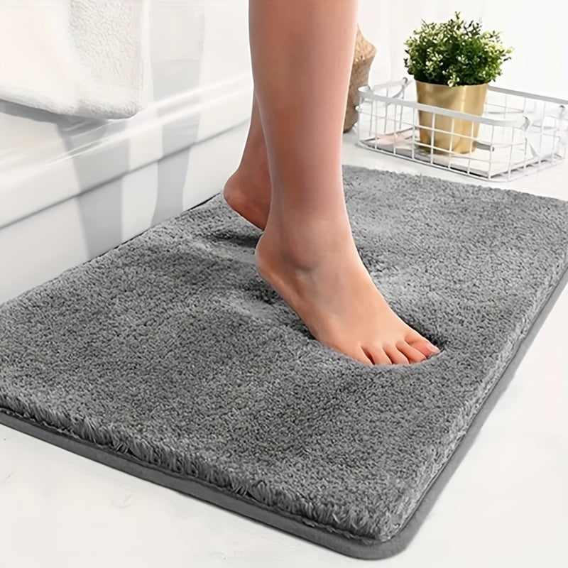 Luxury Soft Bath Mat - Serenity-Gray-15.75 × 23.62 in-Nora Luxe