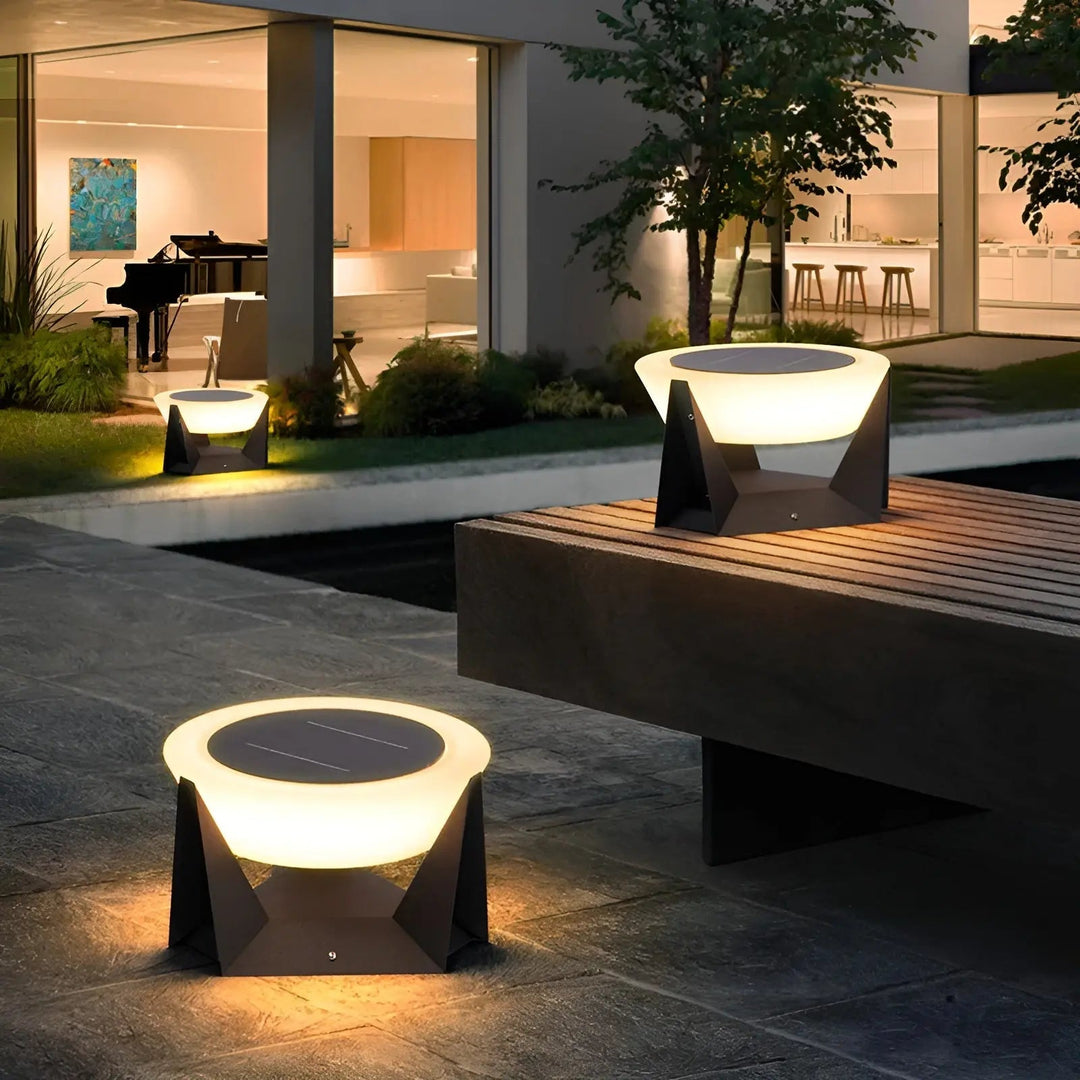 Luxury Solar Garden Lamp with Japanese Style - ZenGlow-Nora Luxe