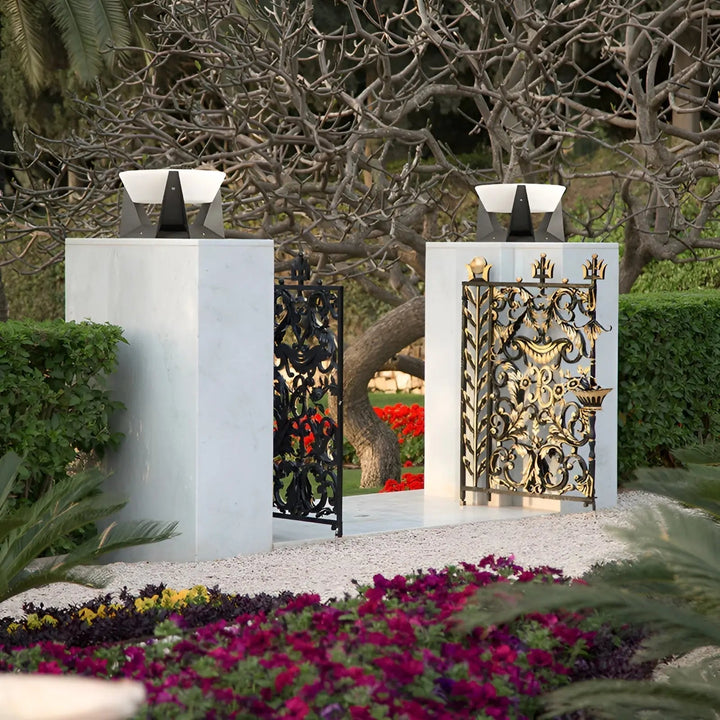 Luxury Solar Garden Lamp with Japanese Style - ZenGlow-Nora Luxe