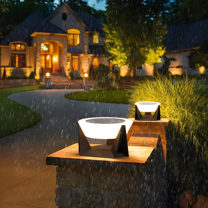Luxury Solar Garden Lamp with Japanese Style - ZenGlow-Nora Luxe