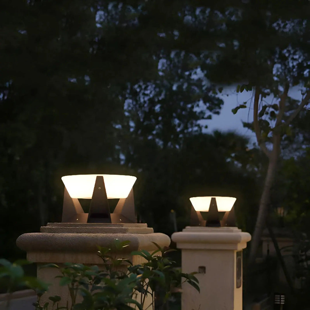 Luxury Solar Garden Lamp with Japanese Style - ZenGlow-Nora Luxe