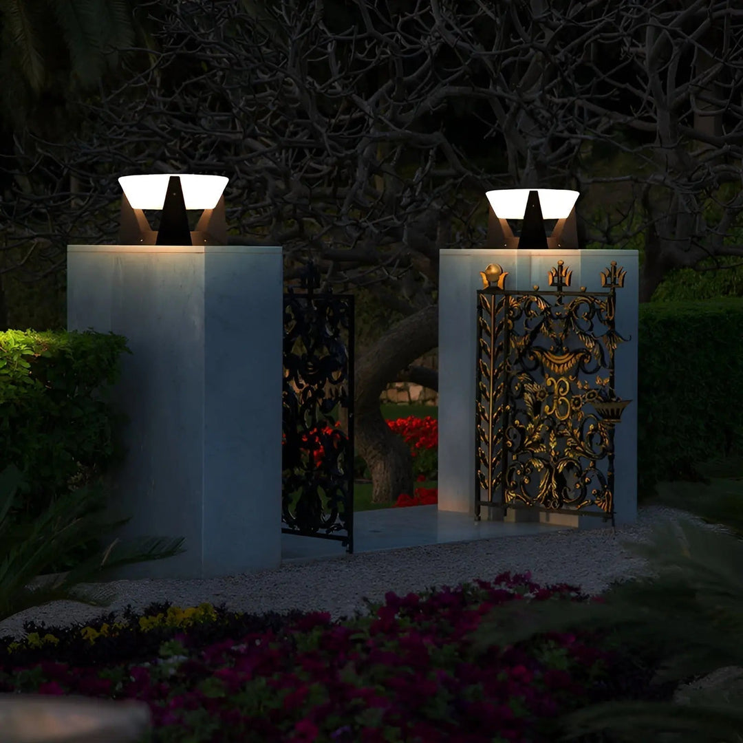 Luxury Solar Garden Lamp with Japanese Style - ZenGlow-Nora Luxe