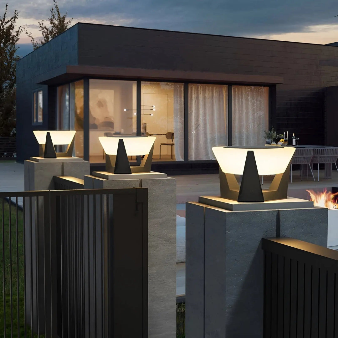 Luxury Solar Garden Lamp with Japanese Style - ZenGlow-Nora Luxe