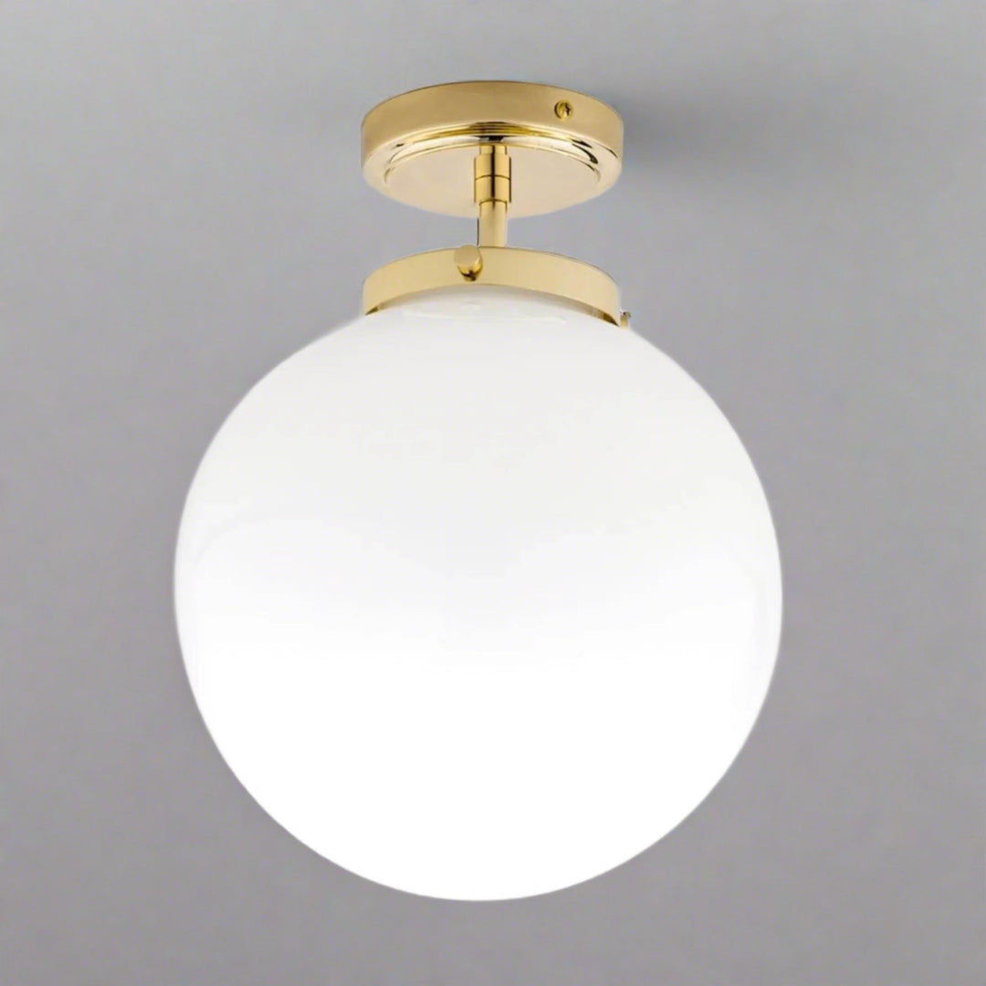 Luxury Spherical Ceiling Lighting - LumiSphere-Gold-Nora Luxe