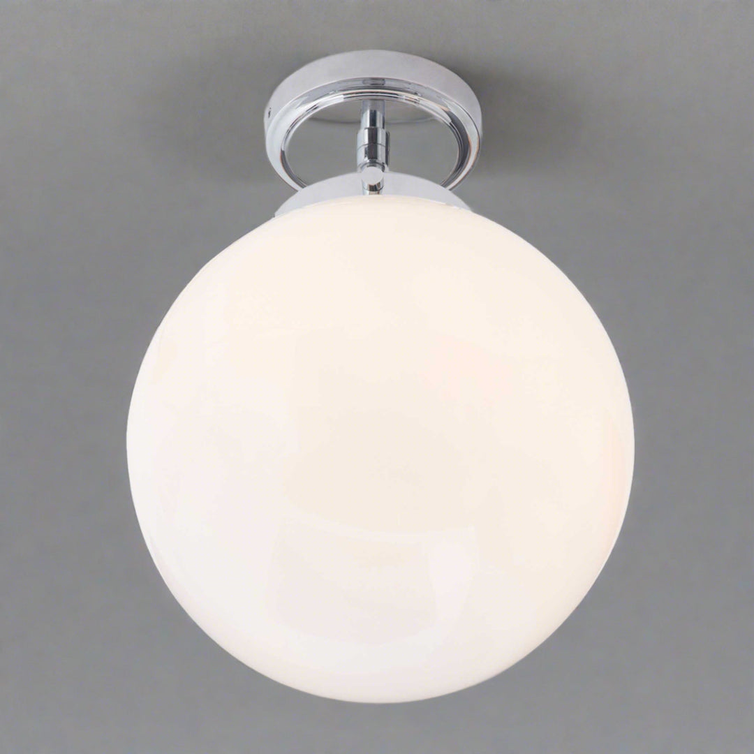 Luxury Spherical Ceiling Lighting - LumiSphere-Silver-Nora Luxe