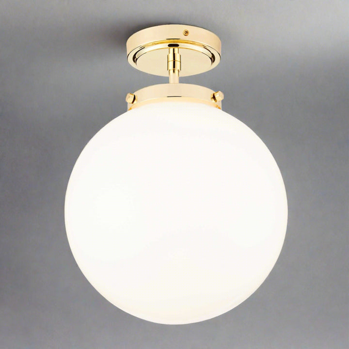 Luxury Spherical Ceiling Lighting - LumiSphere-Silver-Nora Luxe