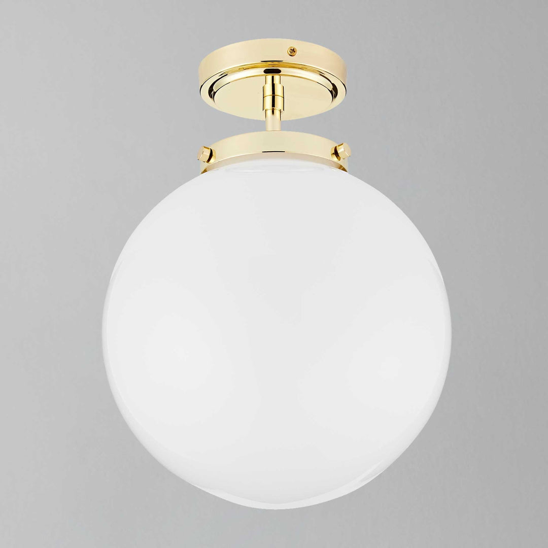 Luxury Spherical Ceiling Lighting - LumiSphere-Silver-Nora Luxe