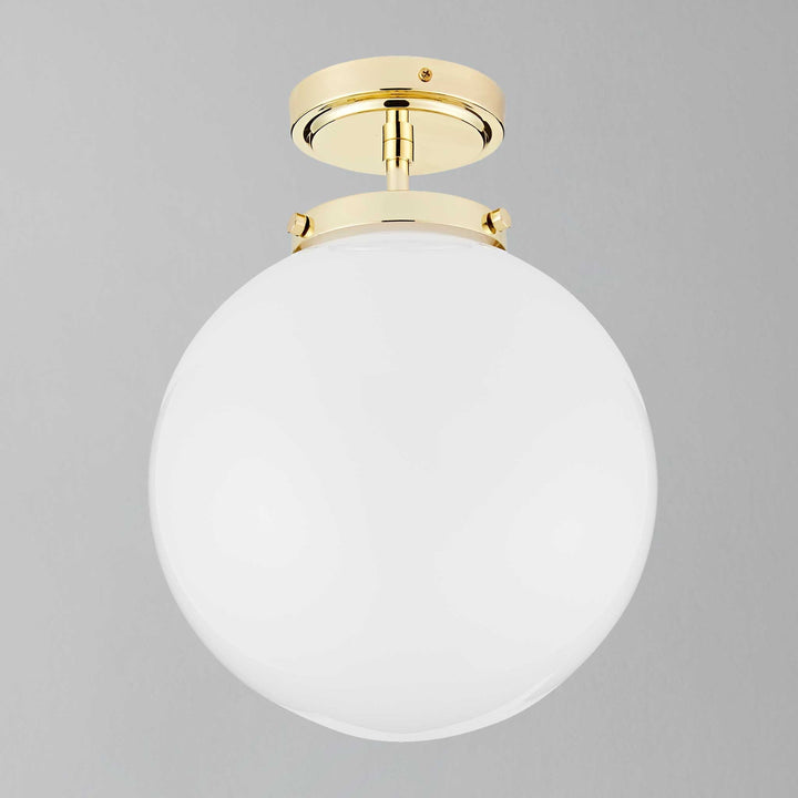 Luxury Spherical Ceiling Lighting - LumiSphere-Silver-Nora Luxe