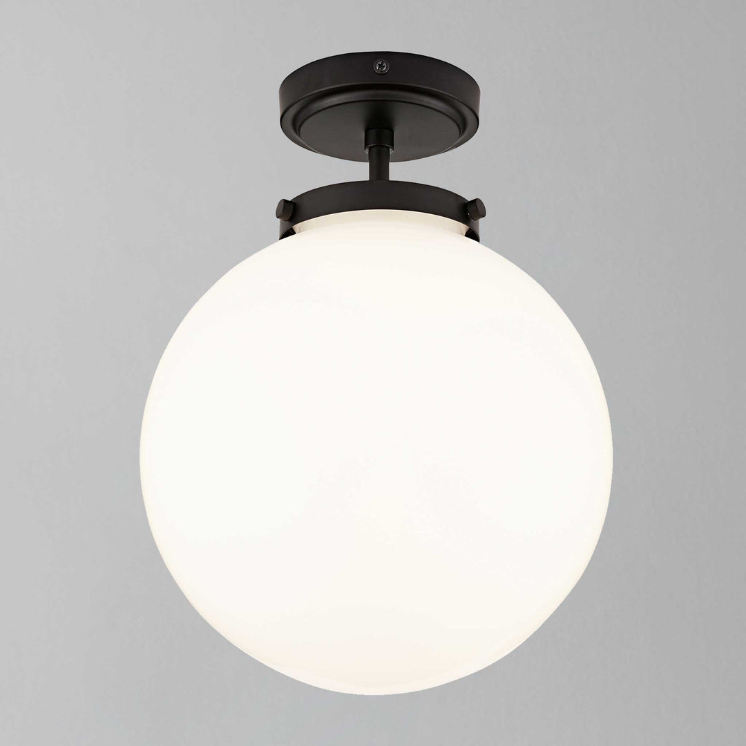 Luxury Spherical Ceiling Lighting - LumiSphere-Silver-Nora Luxe