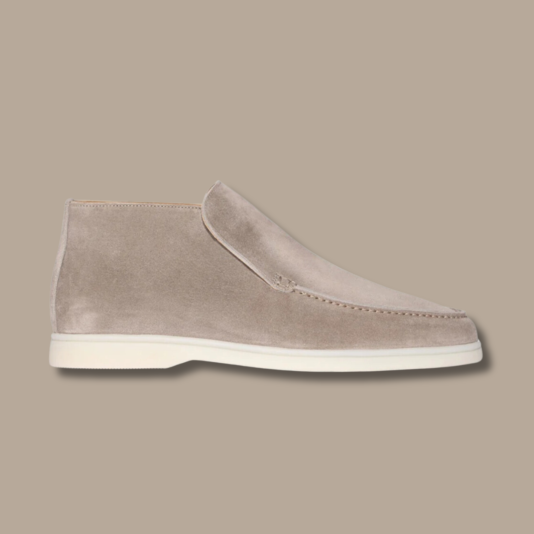 Luxury Suede Loafers - Alden-Suede - Beige-5.0-Nora Luxe
