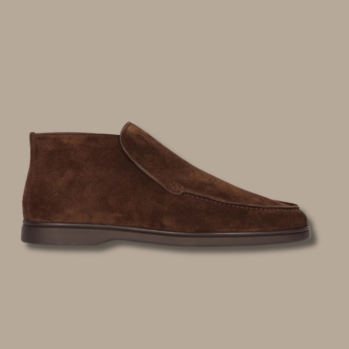 Luxury Suede Loafers - Alden-Suede - Brown-5.0-Nora Luxe