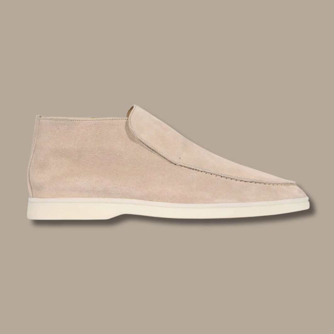 Luxury Suede Loafers - Alden-Suede - Grey-5.0-Nora Luxe