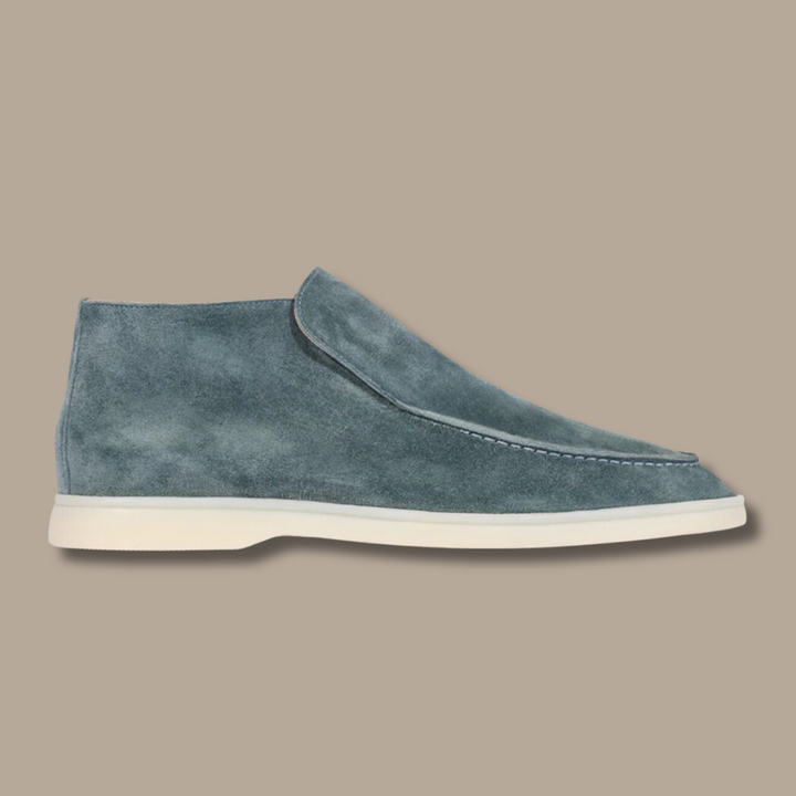 Luxury Suede Loafers - Alden-Suede - Grey-5.0-Nora Luxe