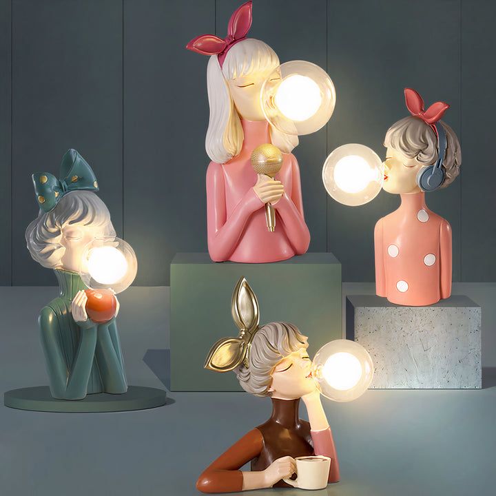 Luxury Table Lamp for Stylish Interior - EleganceCraft-4 sisters complete set-Nora Luxe