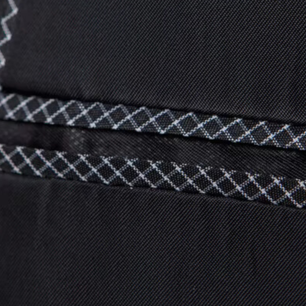 Luxury Three-Piece Suit for Men - Dante-Black-S-Nora Luxe