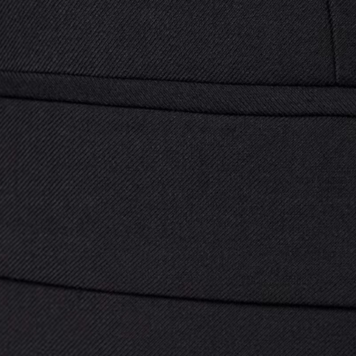 Luxury Three-Piece Suit for Men - Dante-Black-S-Nora Luxe