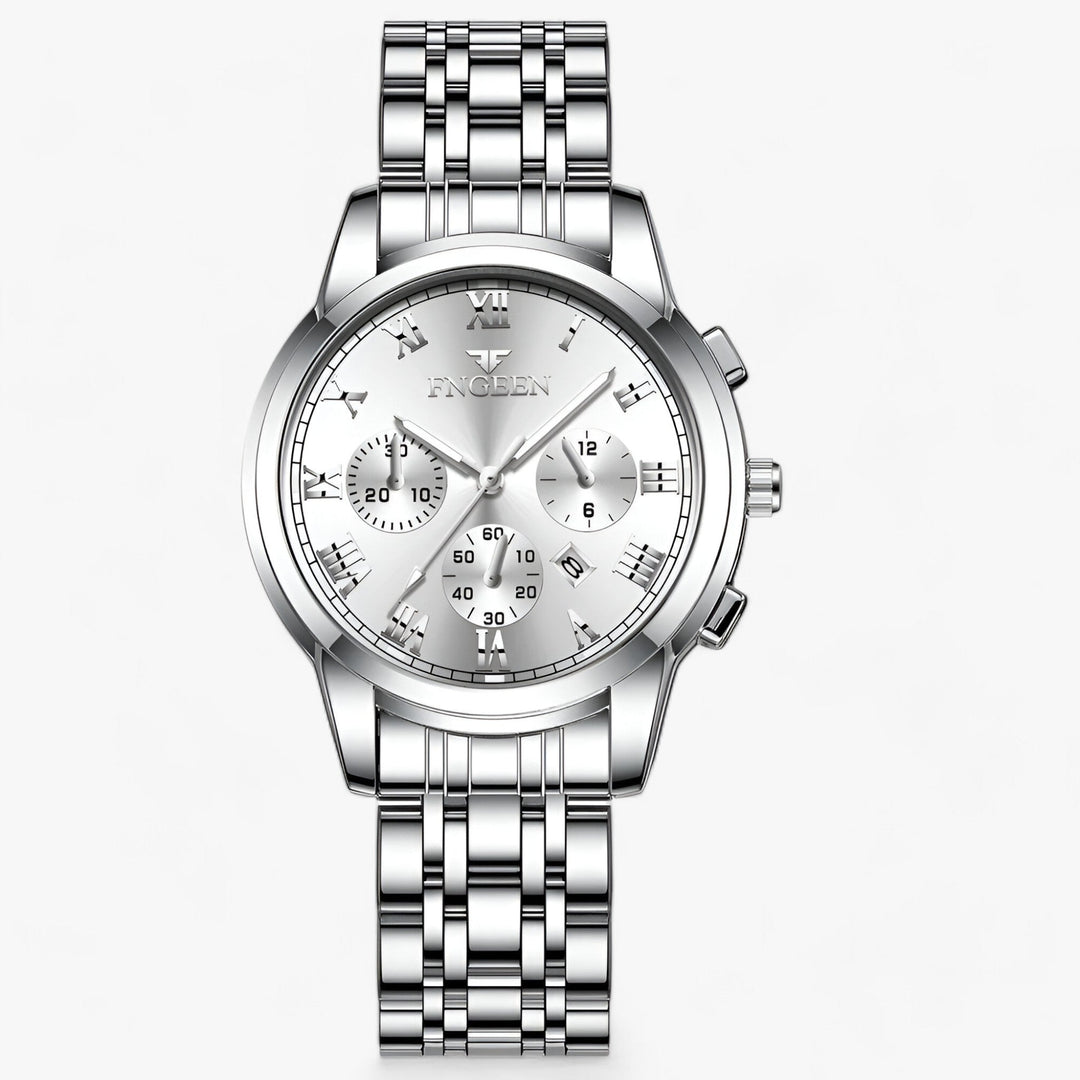 Luxury Titanium Ladies Watch - Clémence-Silver-Nora Luxe